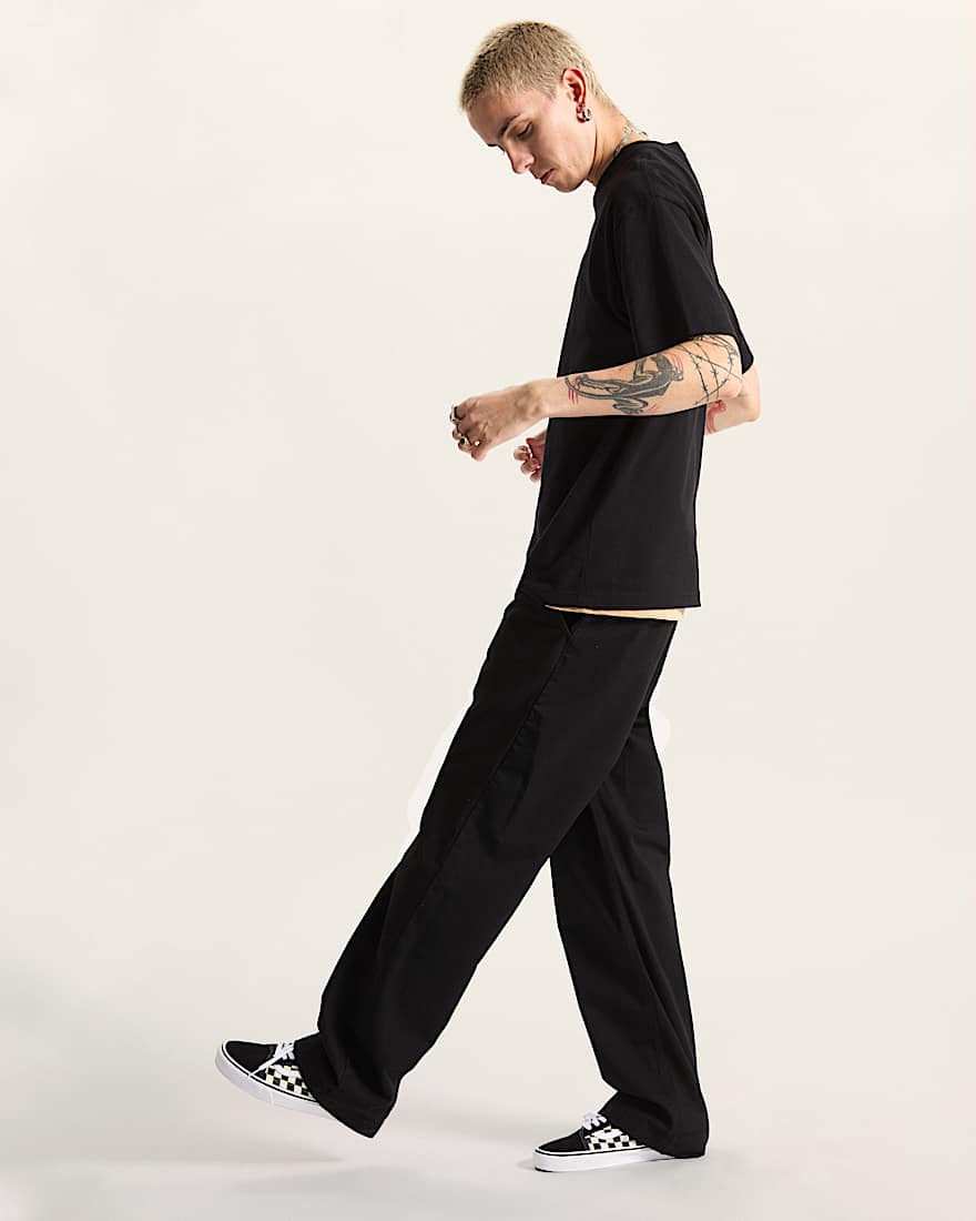 Blocked Box Lockeres TShirt VANS Schwarz ALT4