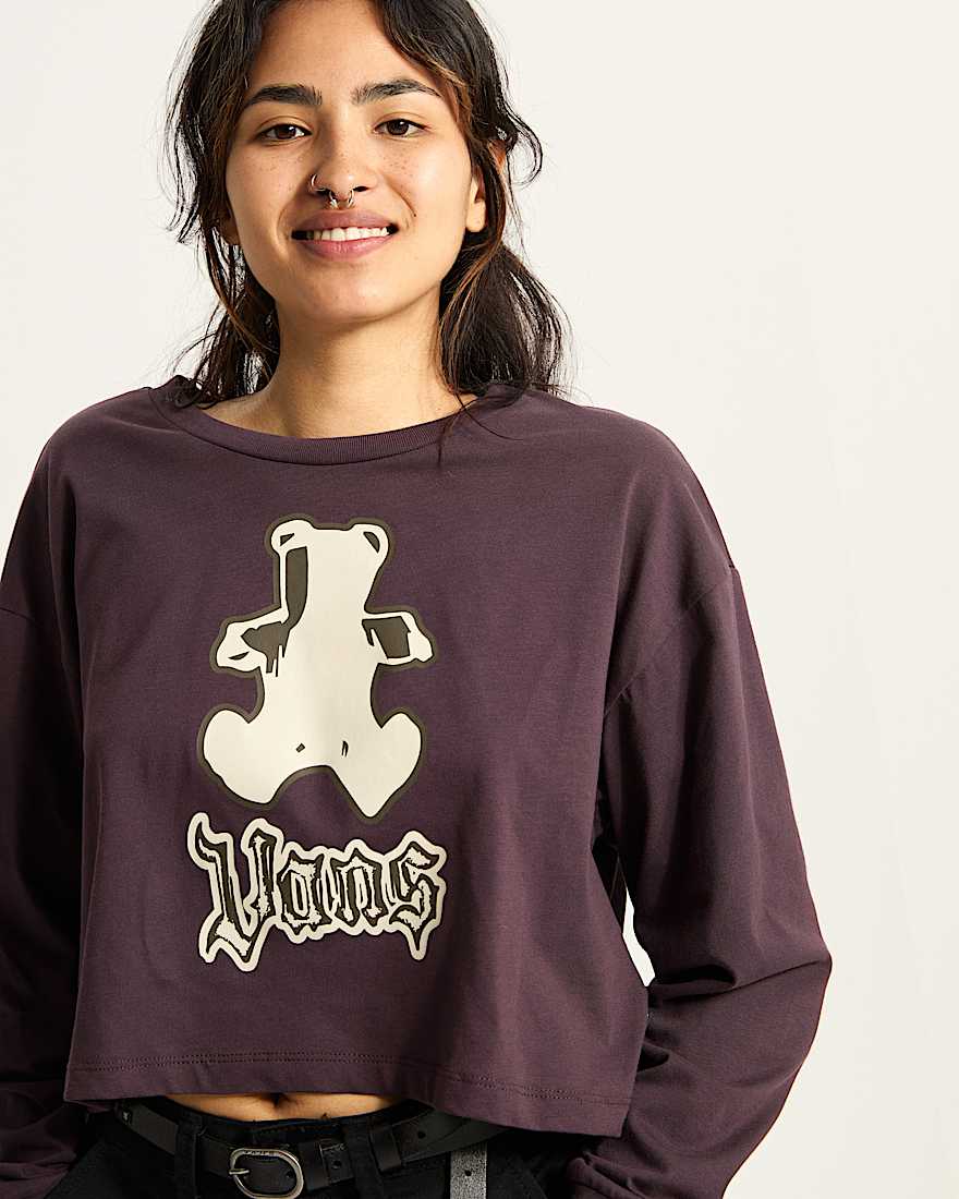 Lil Bear Relax Crop TShirt VANS Blau ALT6