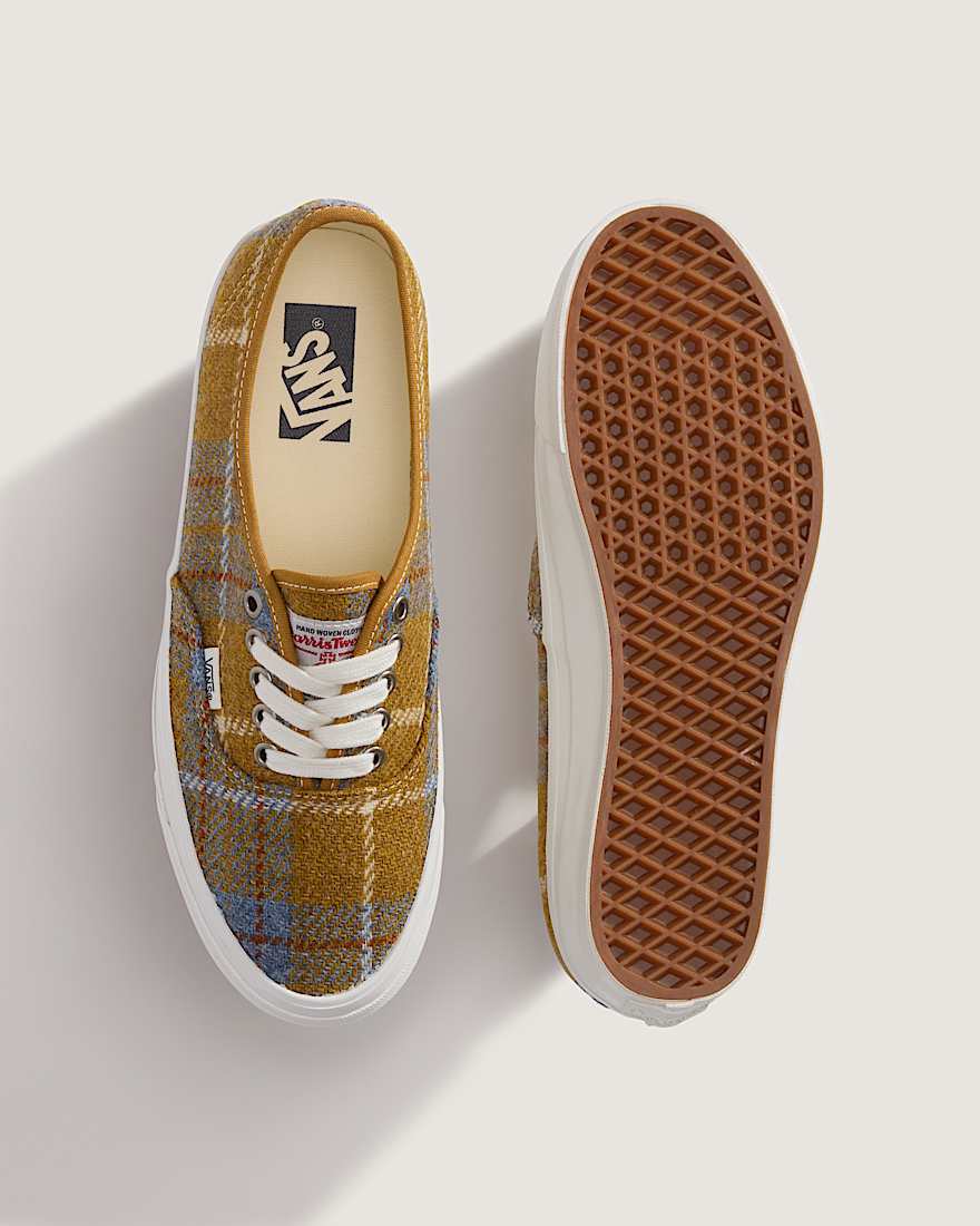 Premium Authentic Harris Tweed Schuhe VANS Beige ALT2