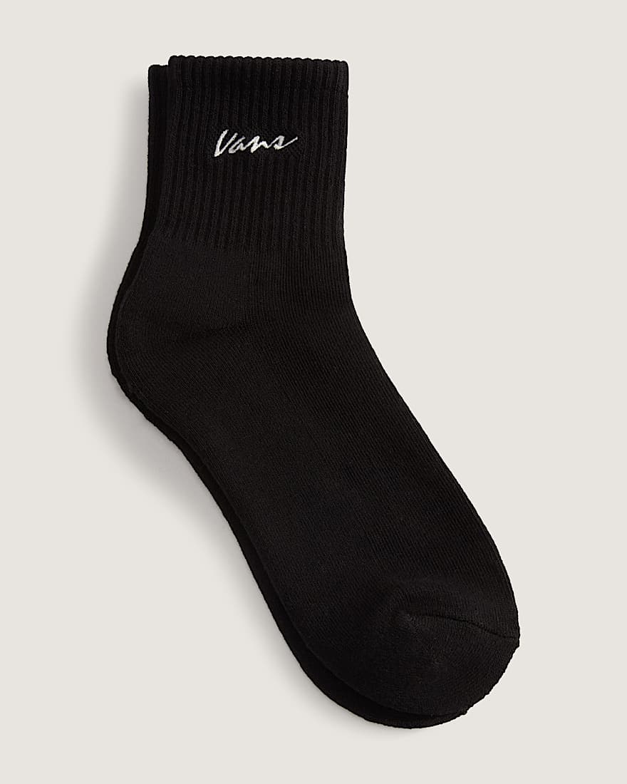 Classic Script Half Crew Socken 1 Paar VANS Schwarz ALT1
