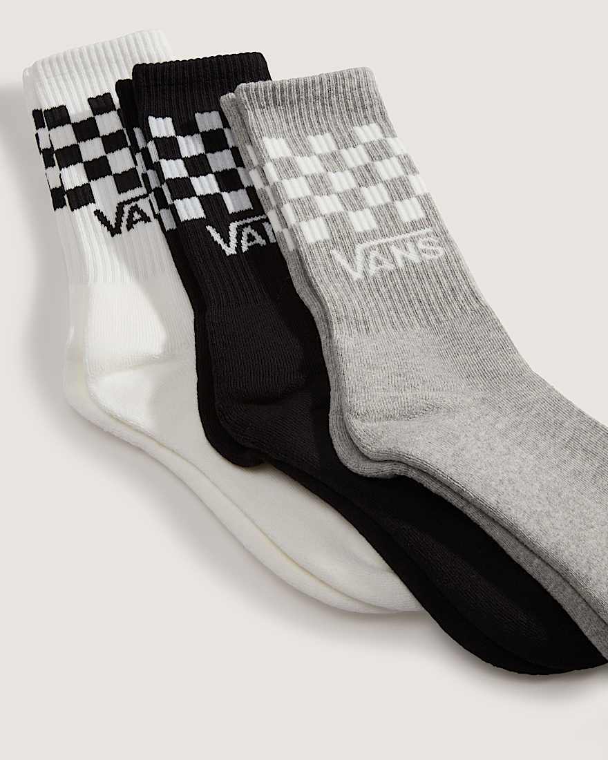 Classic Check Crew Socken 3 Paar VANS Schwarz ALT2