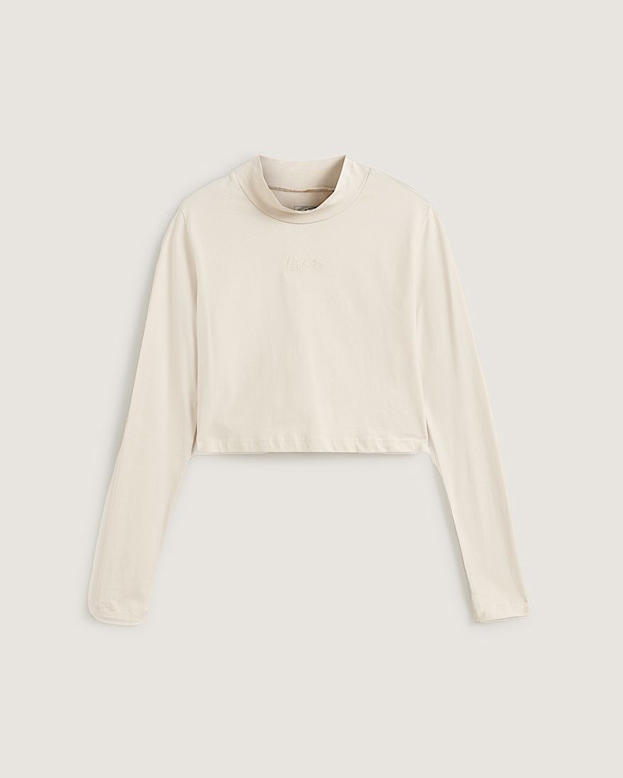 Script Mini Mock TShirt VANS Beige HERO