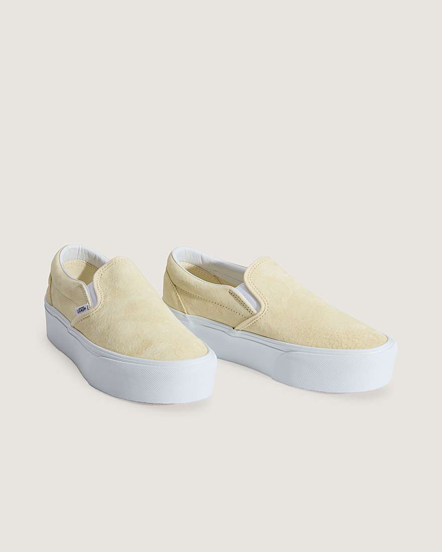 Classic SlipOn Stackform Schuhe VANS Beige ALT1