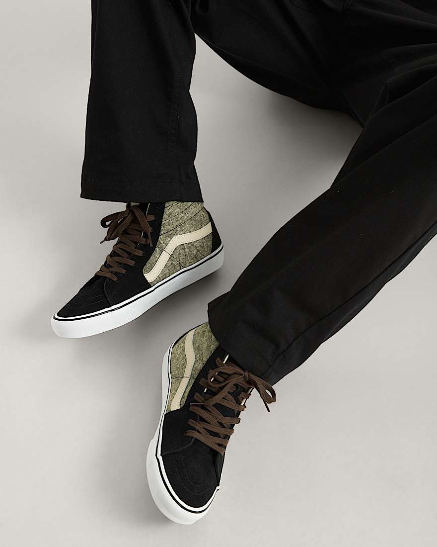 Sk8Hi Schuhe VANS Schwarz ALT4