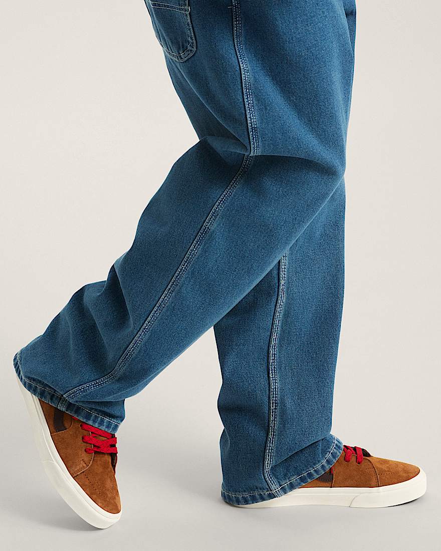 Sk8Hi Wildlederschuhe VANS OrangeBraun ALT4