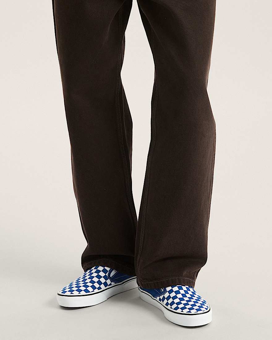 SlipOn Checkerboard Schuhe VANS Blau ALT4