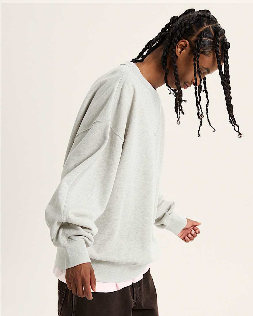 Premium Logo Crew Sweatshirt VANS Grau ALT4