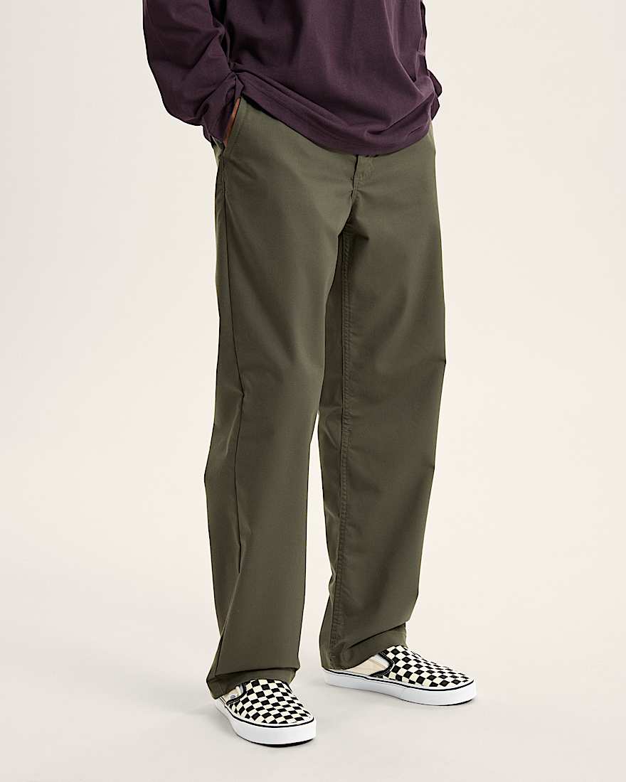 Authentic Chino Relaxed Hose VANS Grn ALT2