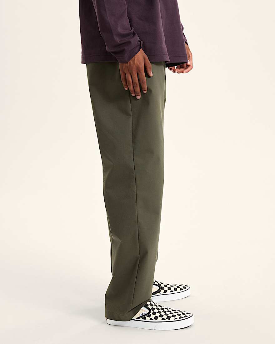 Authentic Chino Relaxed Hose VANS Grn ALT4