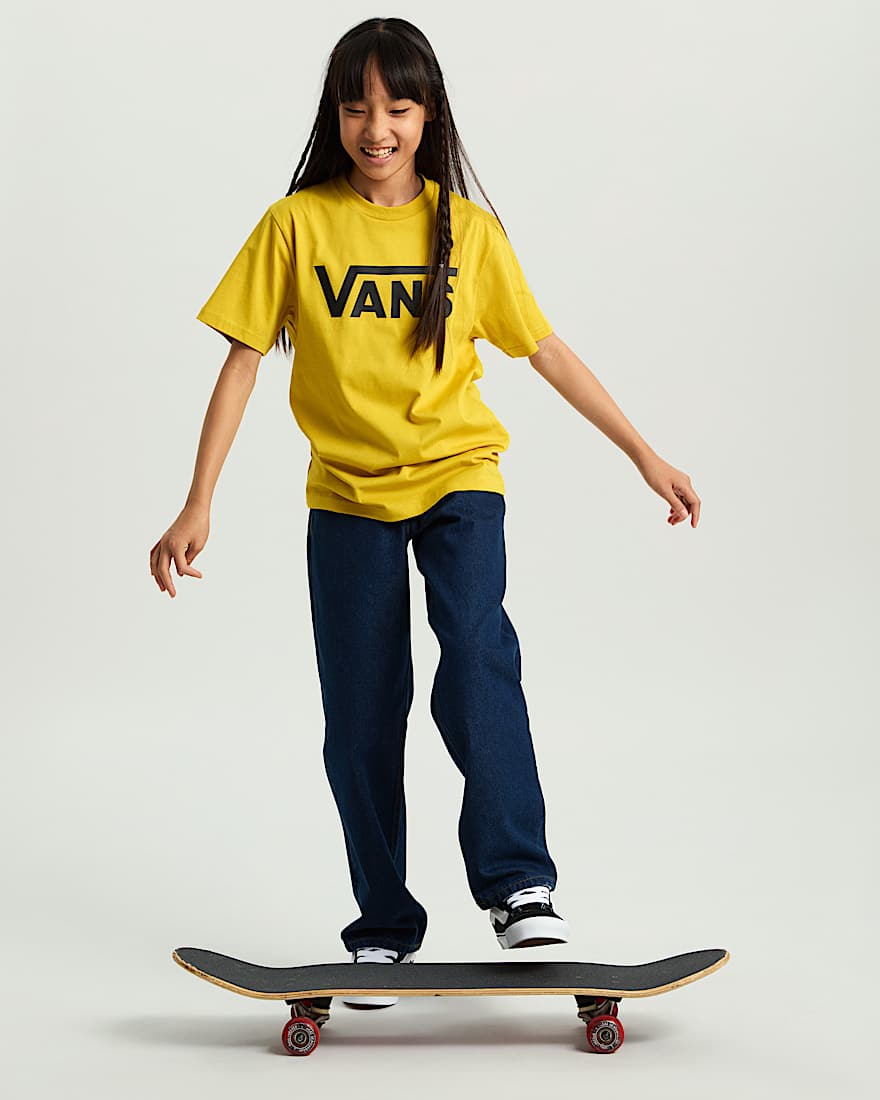 Kinder Vans Classic TShirt 814 Jahre VANS Gelb ALT8