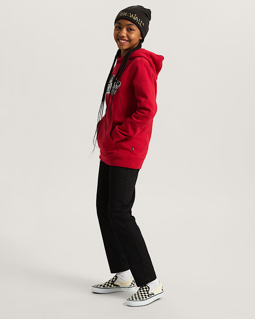 Kinder Style 76 Hoodie 814 Jahre VANS Rot ALT8