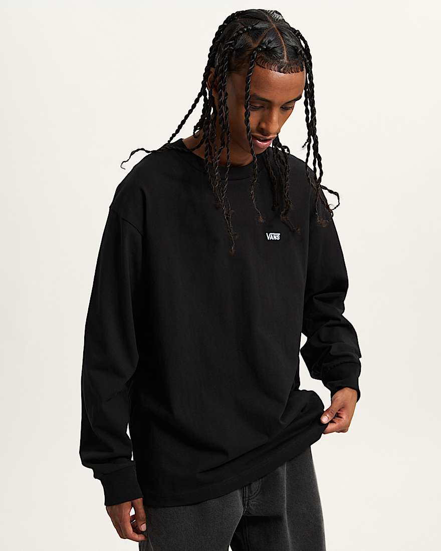 Left Chest Logo II TShirt VANS Schwarz ALT2