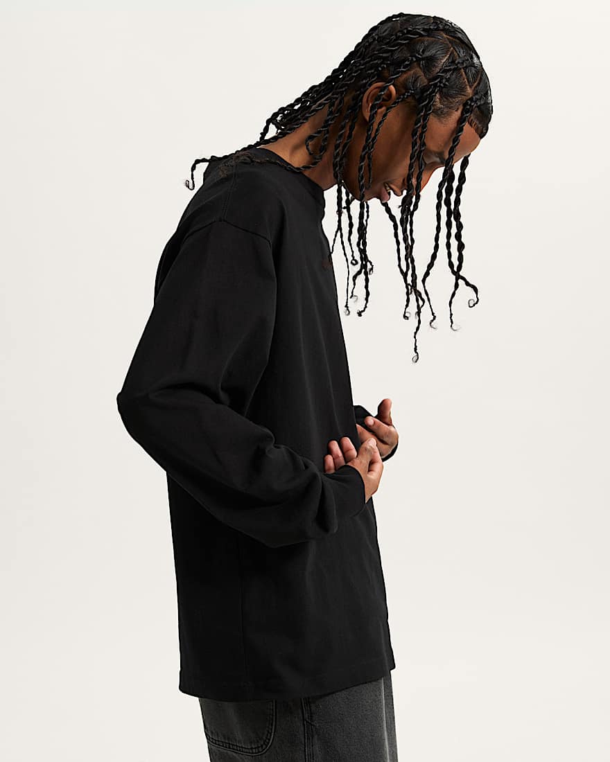 Left Chest Logo II TShirt VANS Schwarz ALT4