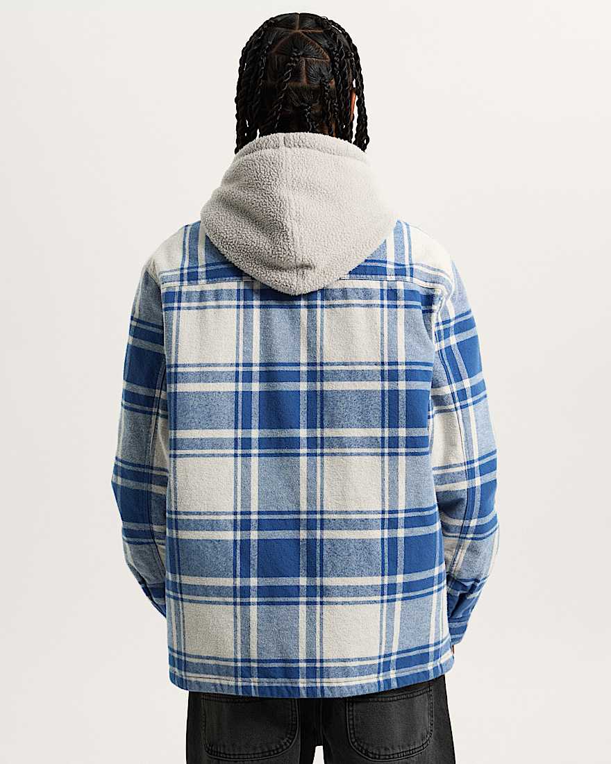 Piedmont Hooded Plaid Hemdjacke VANS Grau ALT3
