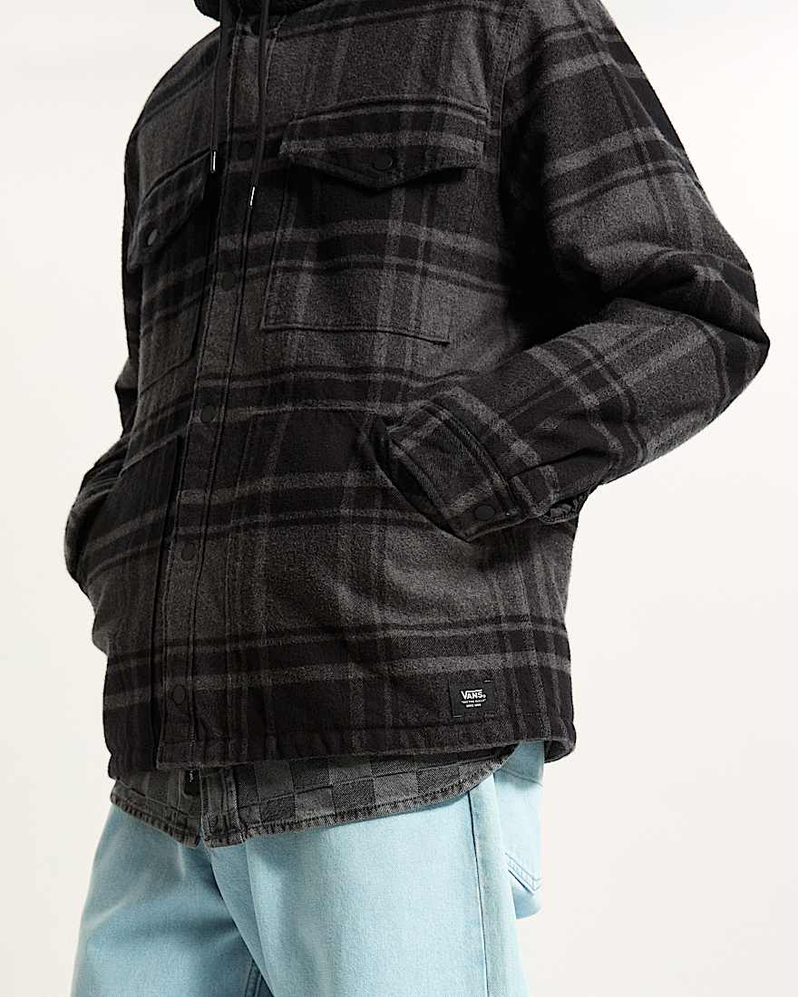 Piedmont Hooded Plaid Hemdjacke VANS Schwarz ALT7