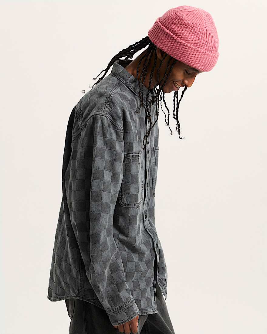 Hastings Checkerboard Hemd VANS Schwarz ALT4