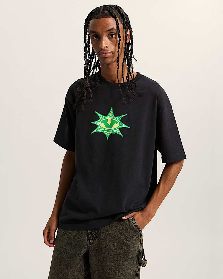 Star Checker TShirt VANS Schwarz ALT2