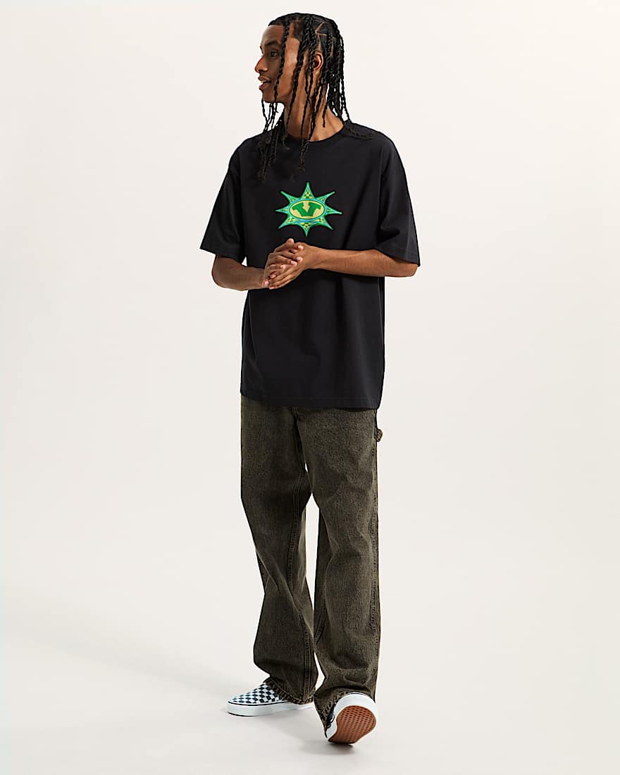 Star Checker TShirt VANS Schwarz ALT5
