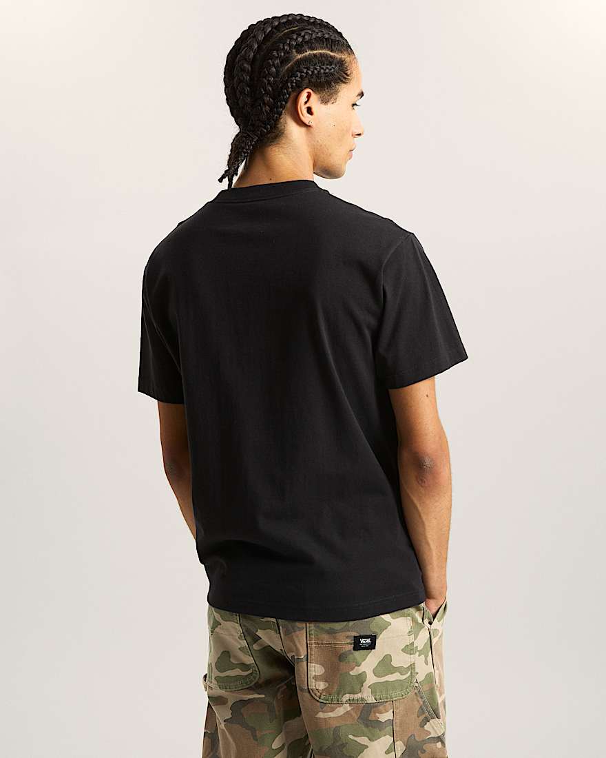 Classic Script TShirt VANS Schwarz ALT3