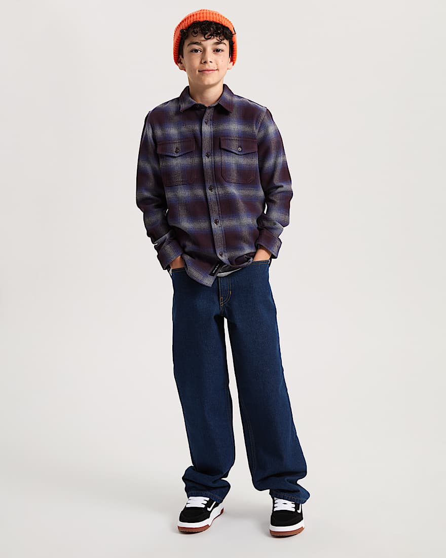 Kids Bixby Plaid Flannel Shirt (8-14 years)