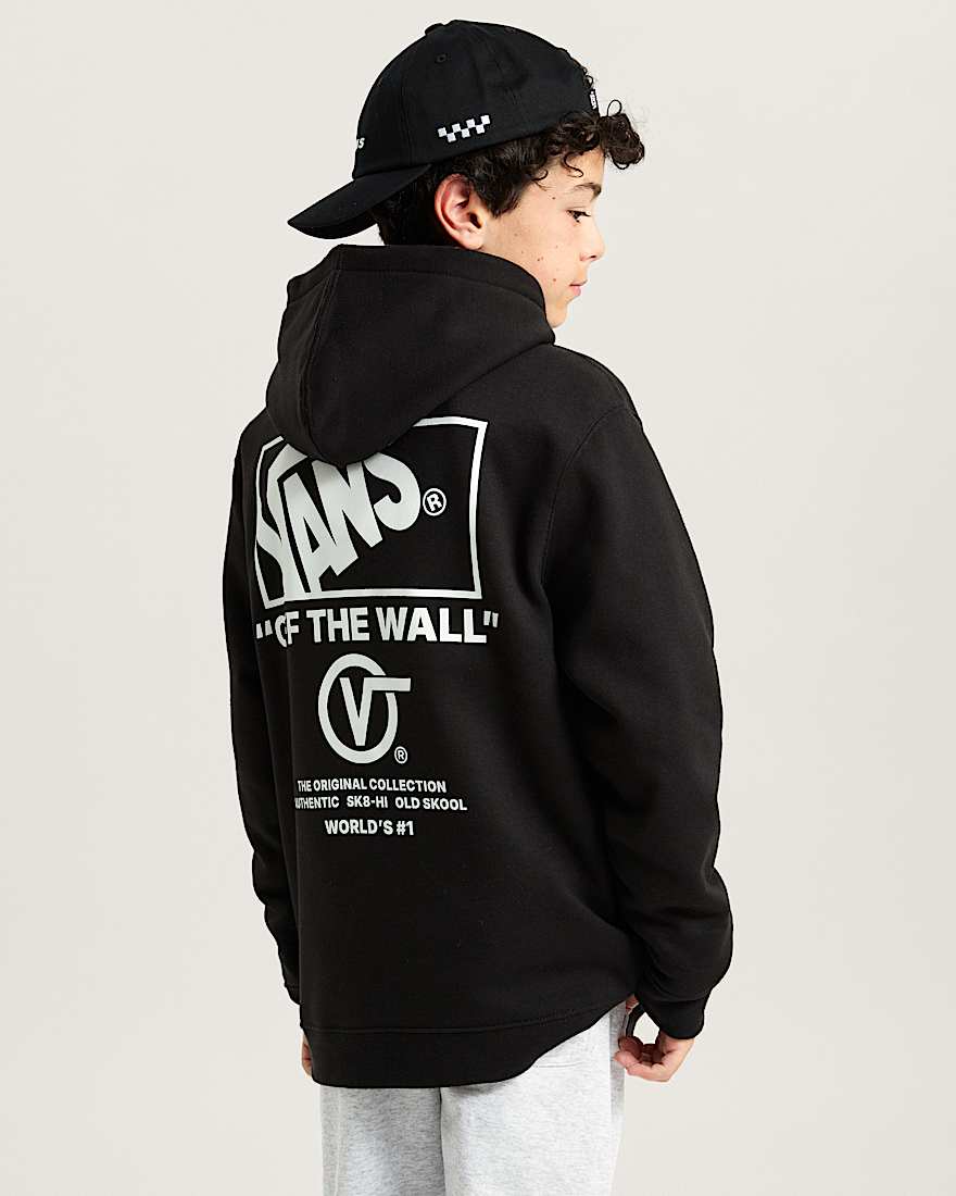 Kinder Stockpile Hoodie 814 Jahre VANS Schwarz ALT3