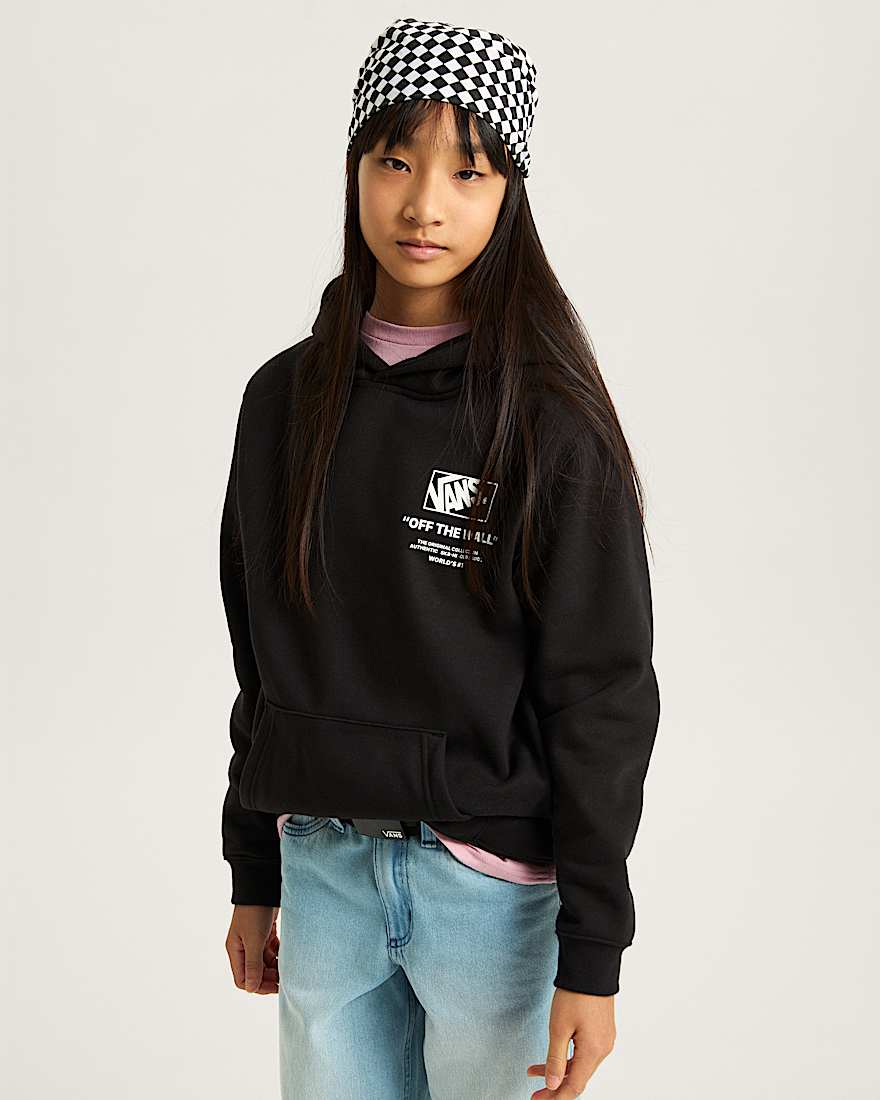 Kinder Stockpile Hoodie 814 Jahre VANS Schwarz ALT5