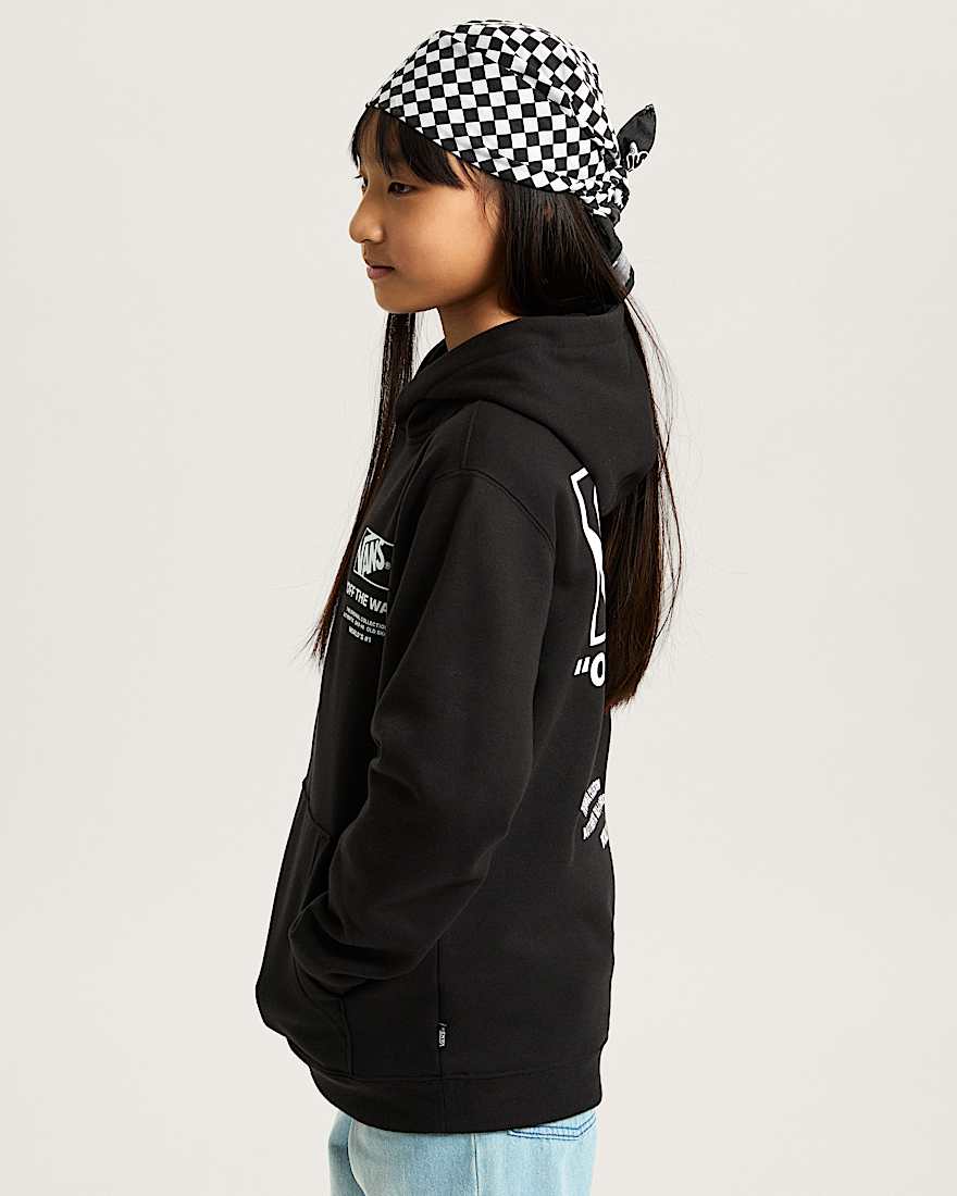 Kinder Stockpile Hoodie 814 Jahre VANS Schwarz ALT7