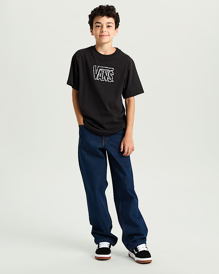 Kinder Cactus Wire TShirt 814 Jahre VANS Schwarz ALT4