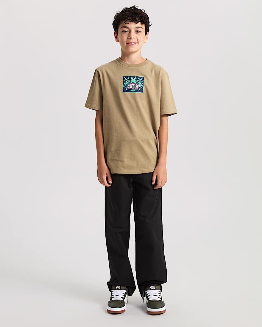 Kinder Vans Mouf TShirt 814 Jahre VANS Braun ALT4