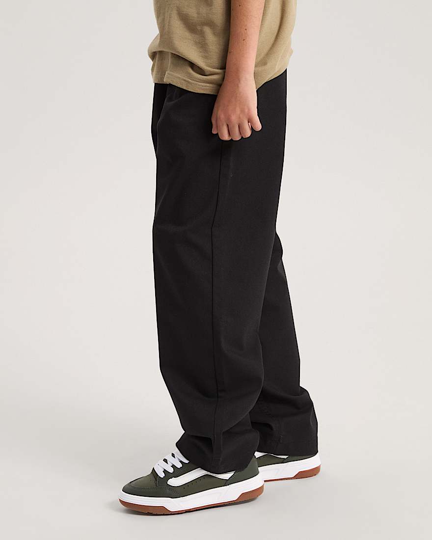 Kinder Authentic Loose Chinohose 814 Jahre VANS Schwarz ALT3