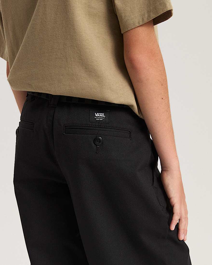 Kinder Authentic Loose Chinohose 814 Jahre VANS Schwarz ALT5
