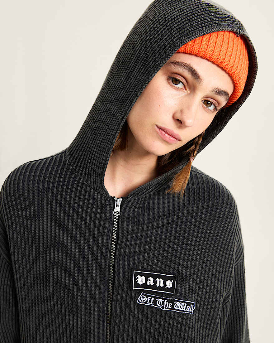 Ximeno Hoodie mit Reiverschluss VANS Schwarz ALT6