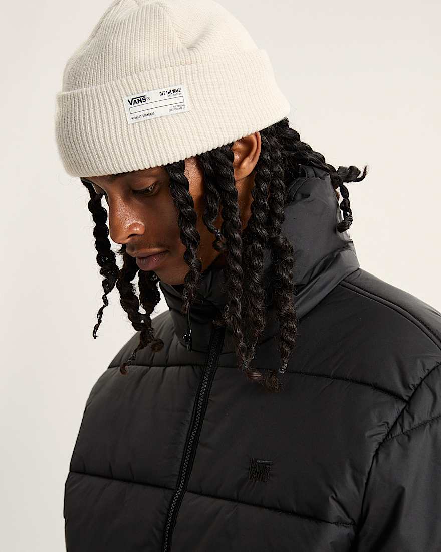 Leiva Beanie mit Umschlag VANS Beige ALT3