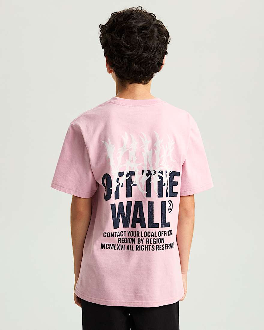 Kinder Metal Wall TShirt 814 Jahre VANS Rosa ALT3
