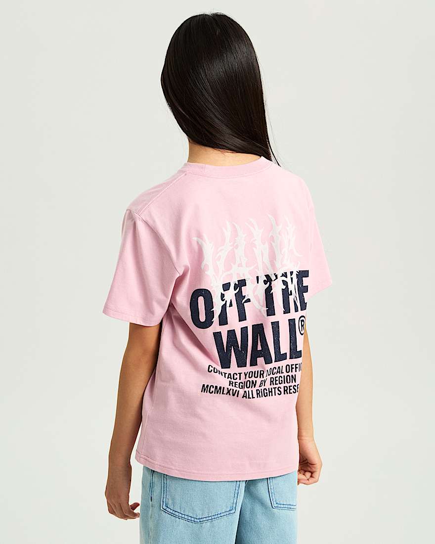 Kinder Metal Wall TShirt 814 Jahre VANS Rosa ALT7