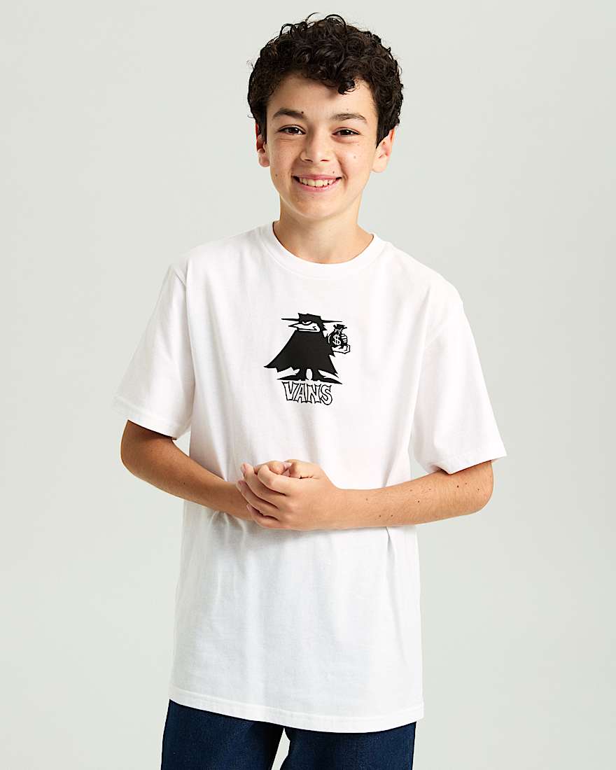 T-shirt manga curta Classified para criança