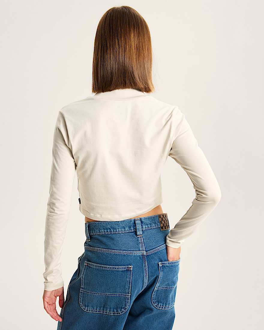 Script Mini Mock TShirt VANS Beige ALT3