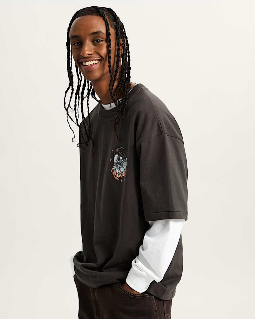 Raw Instinct Thinker TShirt VANS Schwarz ALT2