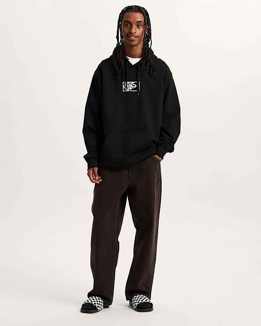 Blocked Box Pullover Hoodie