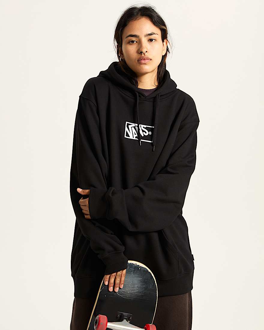 Blocked Box Pullover Hoodie