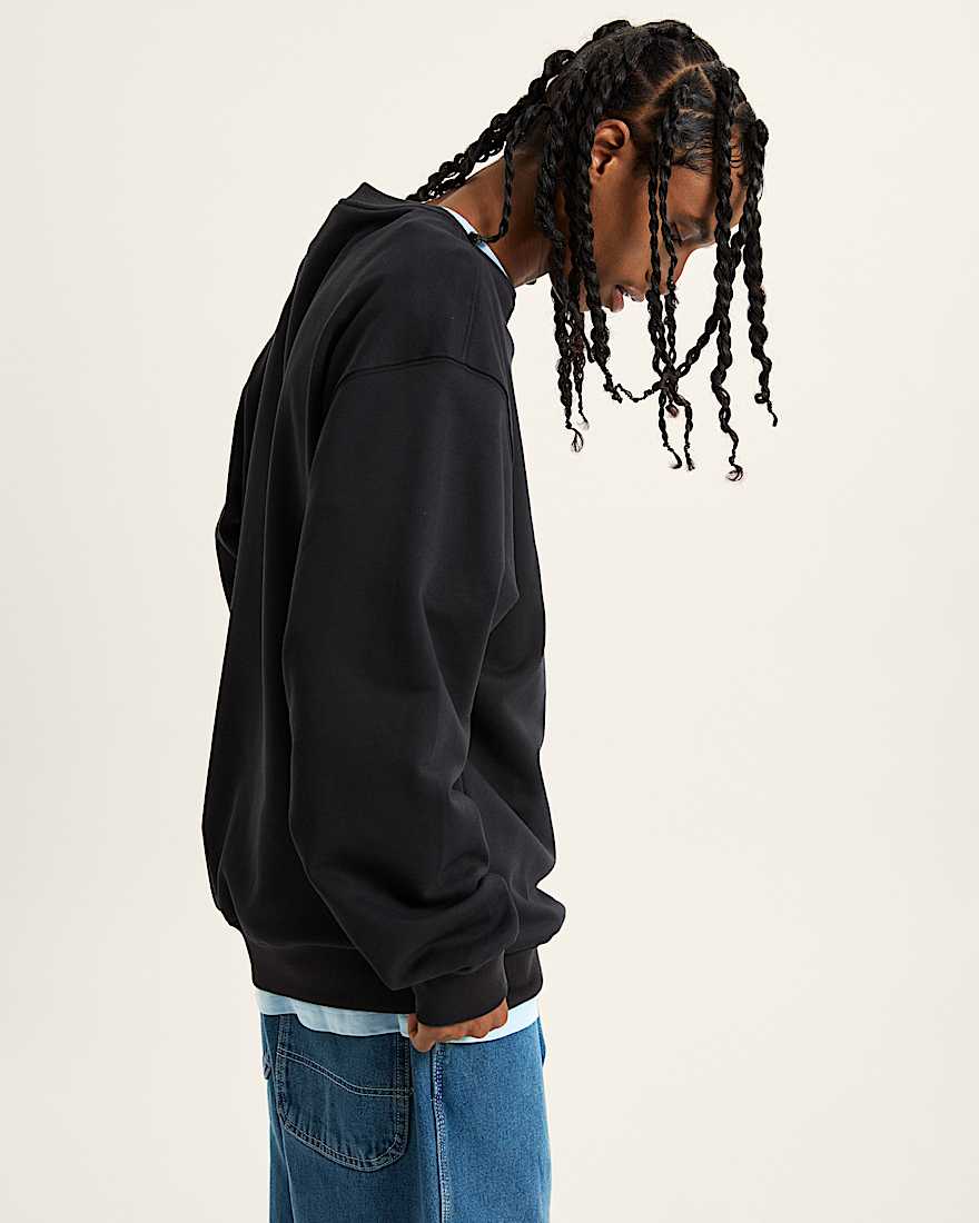 Blocked Box Crew Sweatshirt VANS Schwarz ALT4