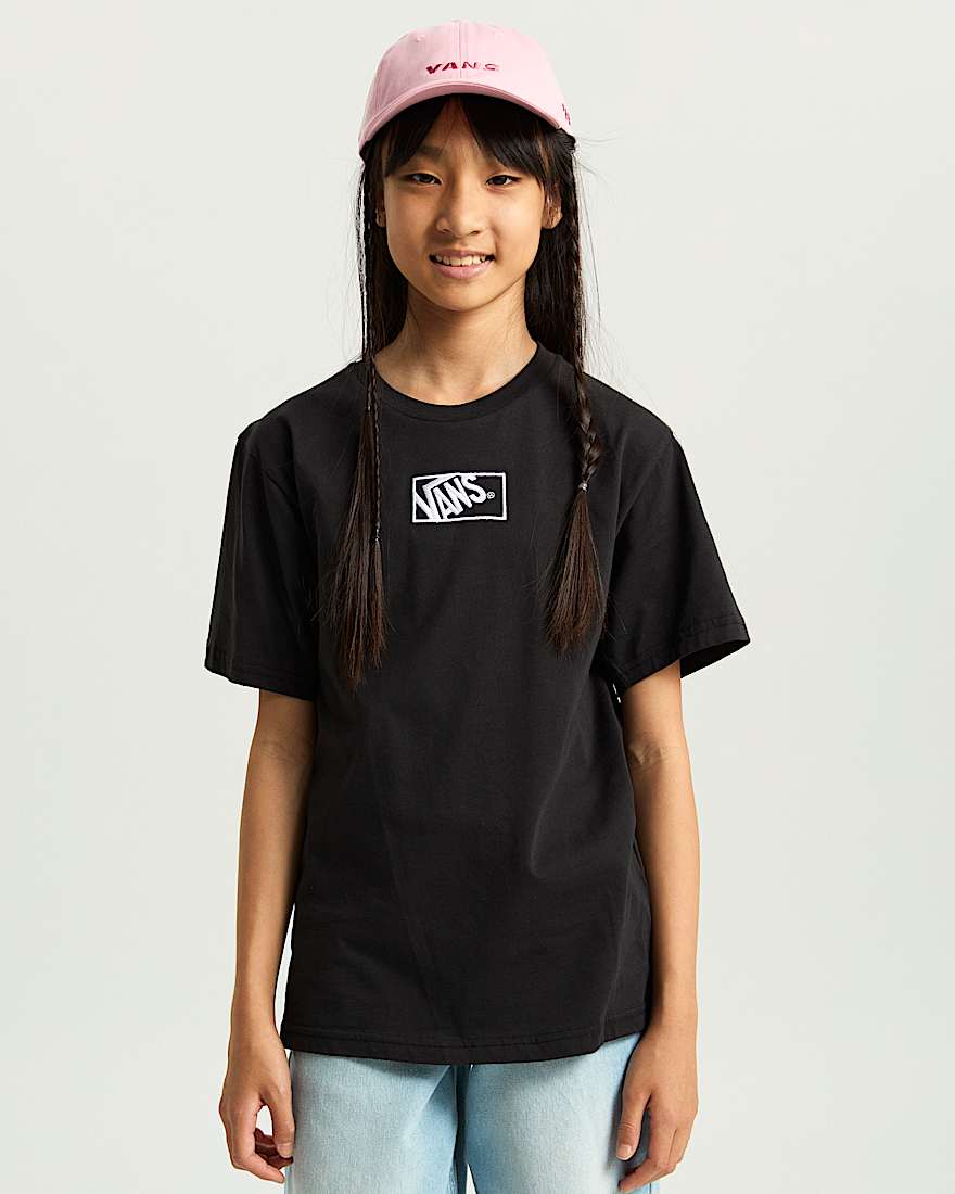 Kinder Blocked Box TShirt 814 Jahre VANS Schwarz ALT2