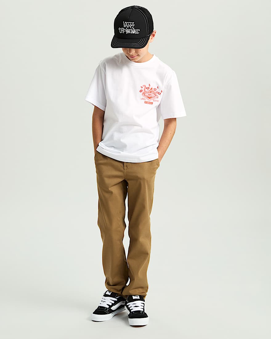 Kinder Scratched Records TShirt 814 Jahre VANS Wei ALT4