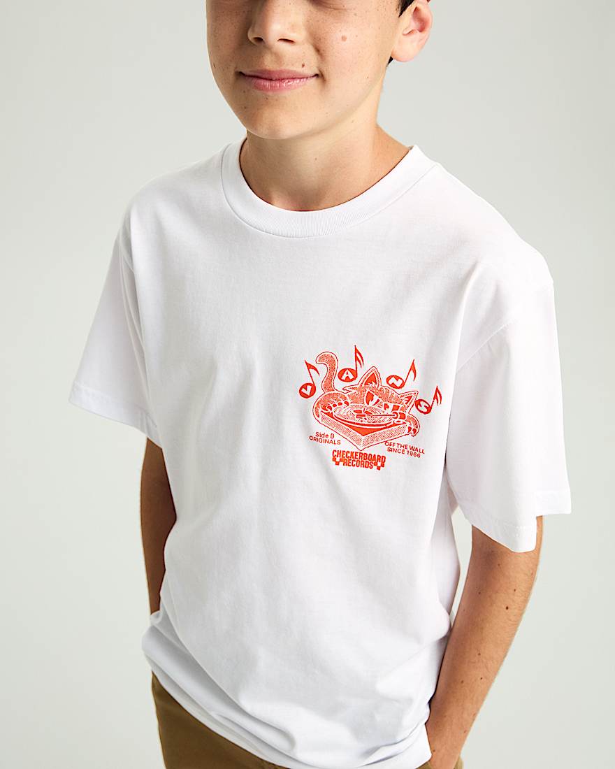 Kinder Scratched Records TShirt 814 Jahre VANS Wei ALT5