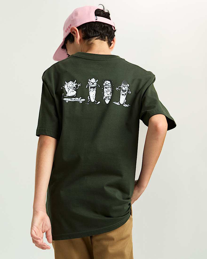 By Board Gang TShirt VANS Grn ALT3