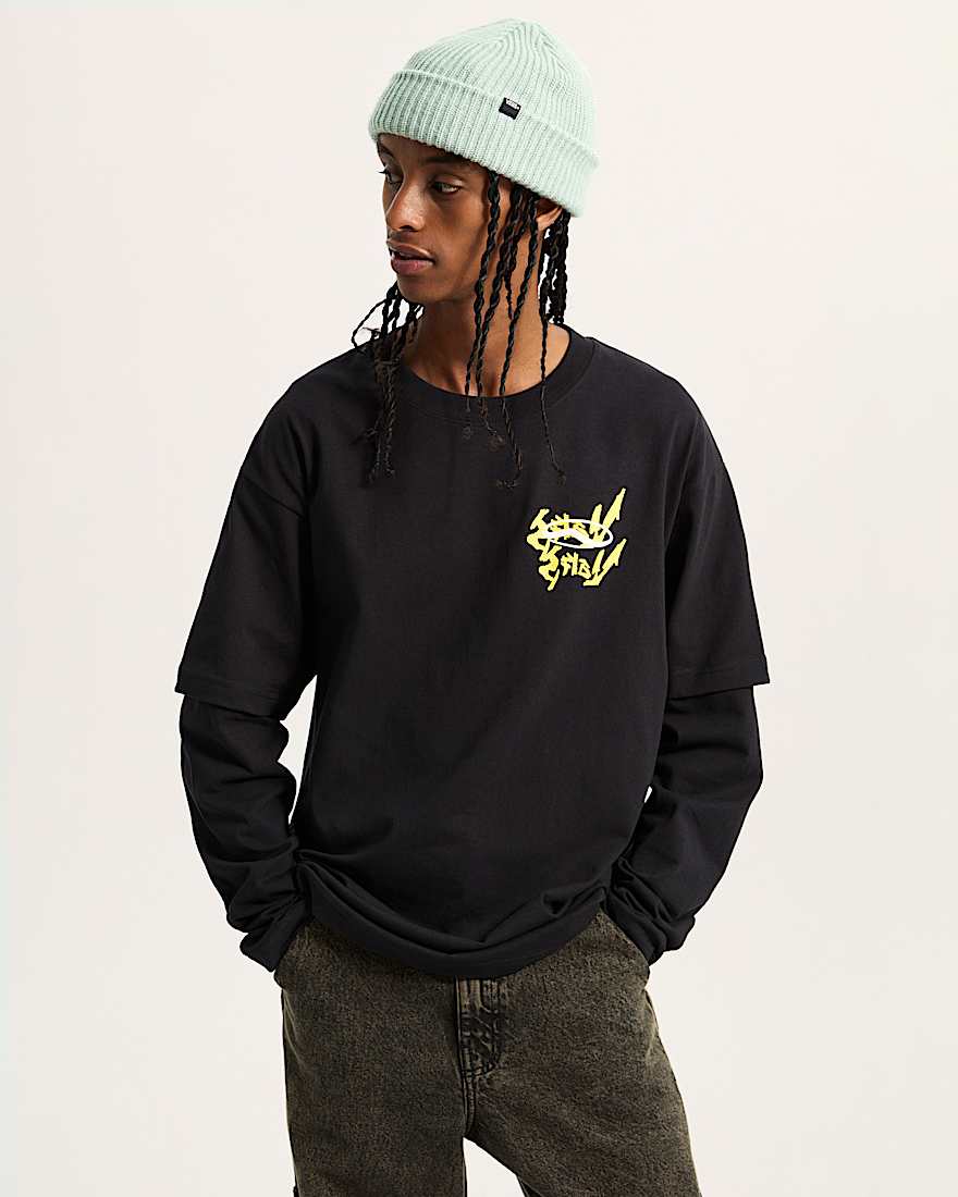 For Nothing Twofer TShirt VANS Schwarz ALT2