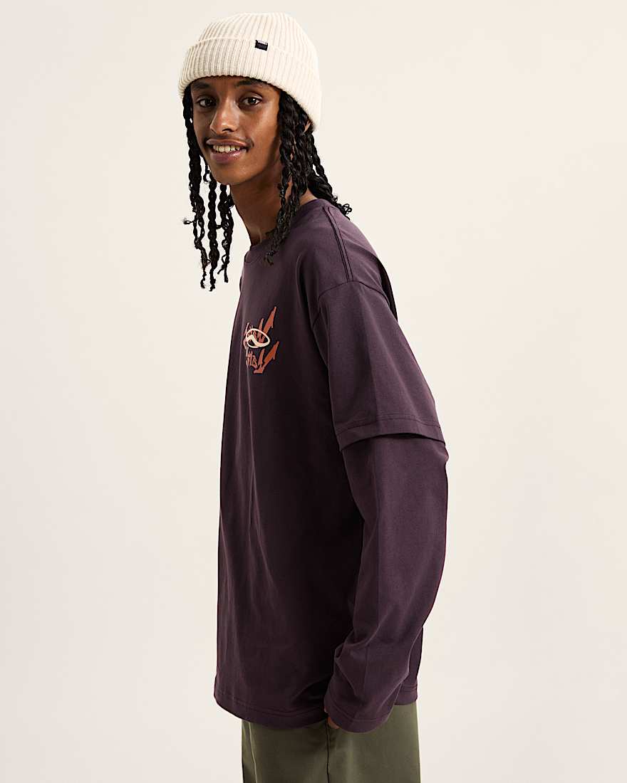 For Nothing Twofer TShirt VANS Blau ALT4