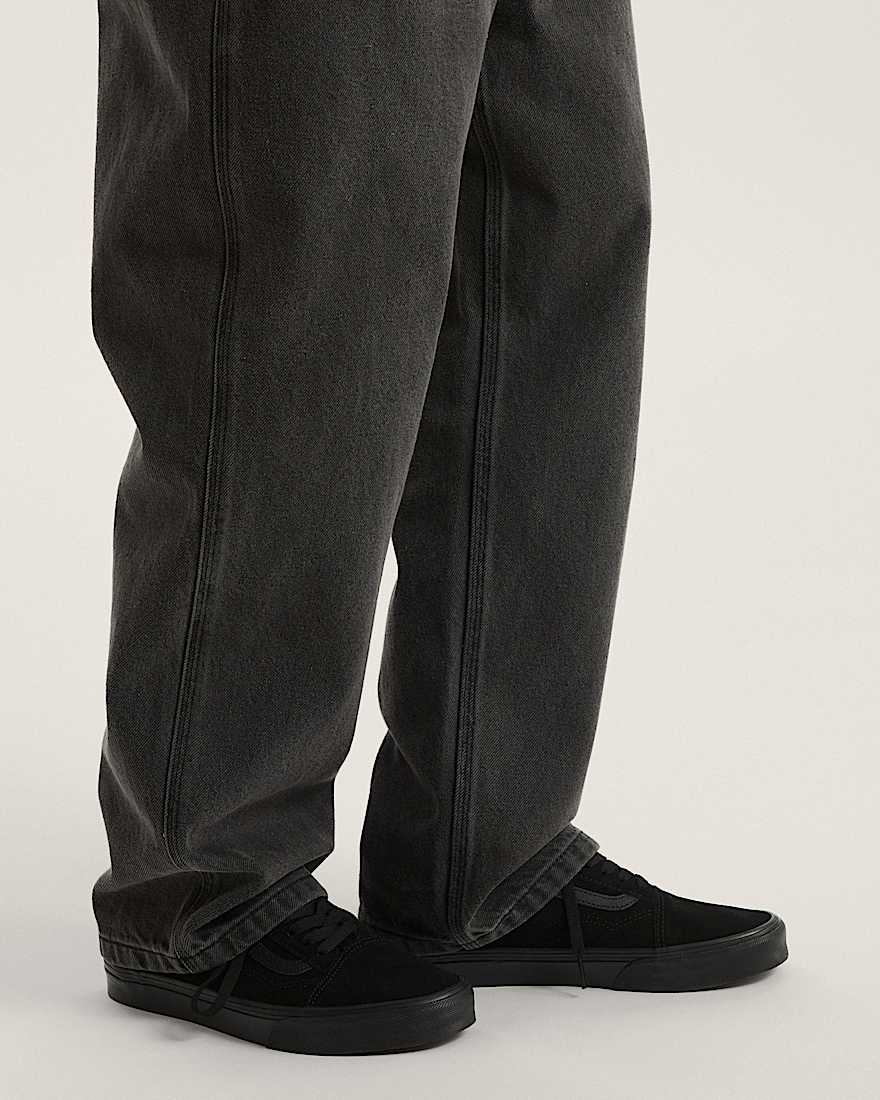 Suede Old Skool Schuhe VANS Schwarz ALT4