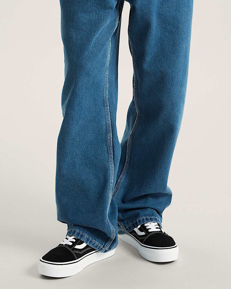 Platform Old Skool Schuhe VANS Schwarz ALT4