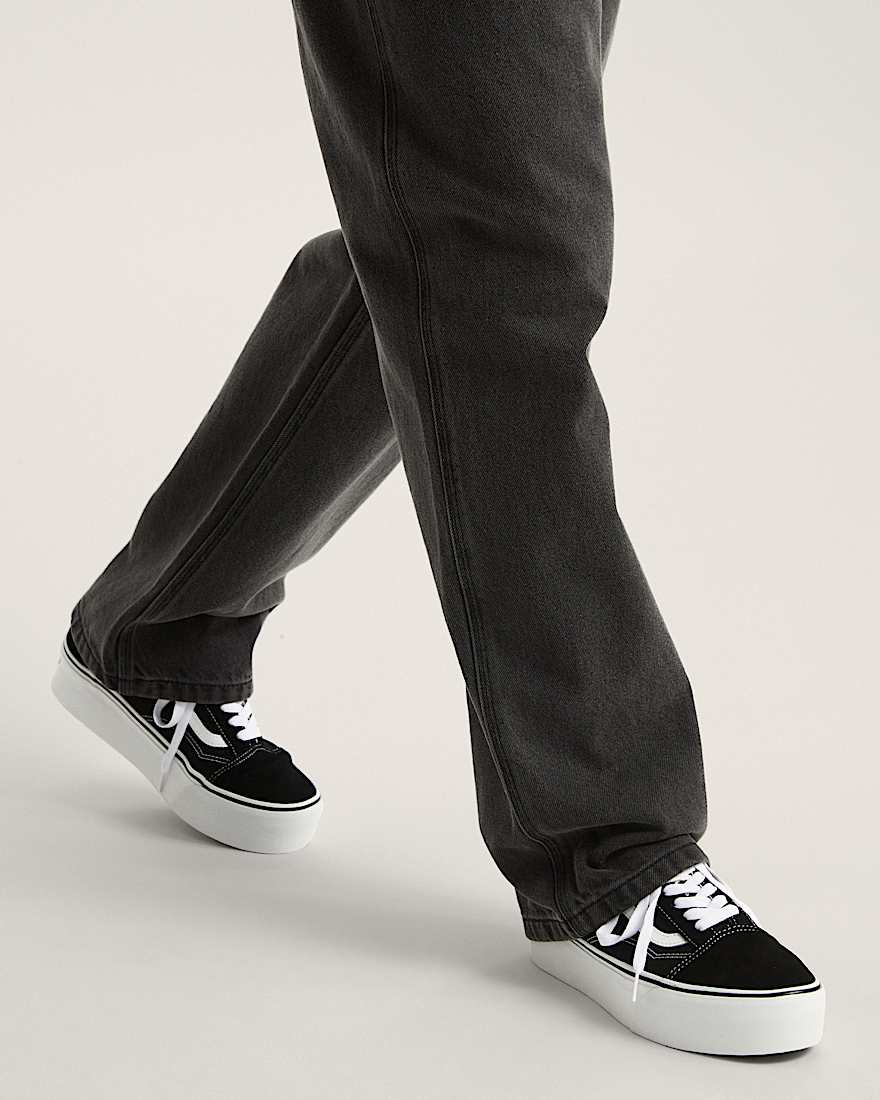 Old Skool Platform Schuhe VANS Schwarz ALT4